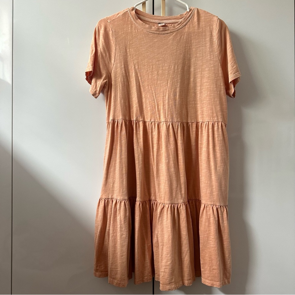 OLD NAVY short sleeve Babydoll style dress Wild Papaya Size Medium
